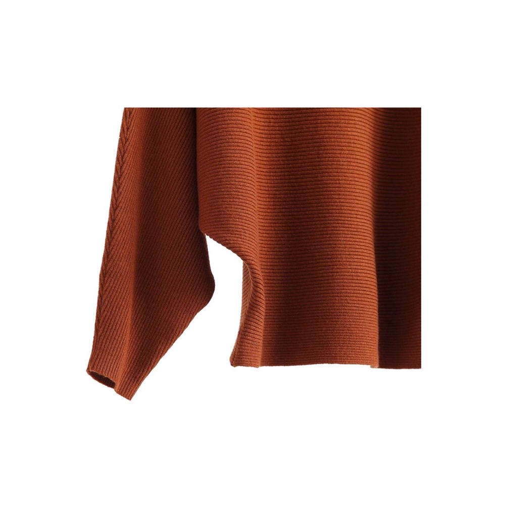 Women Batwing Sleeve Casual Fall/Winter Sweater - Picture 3 of 3